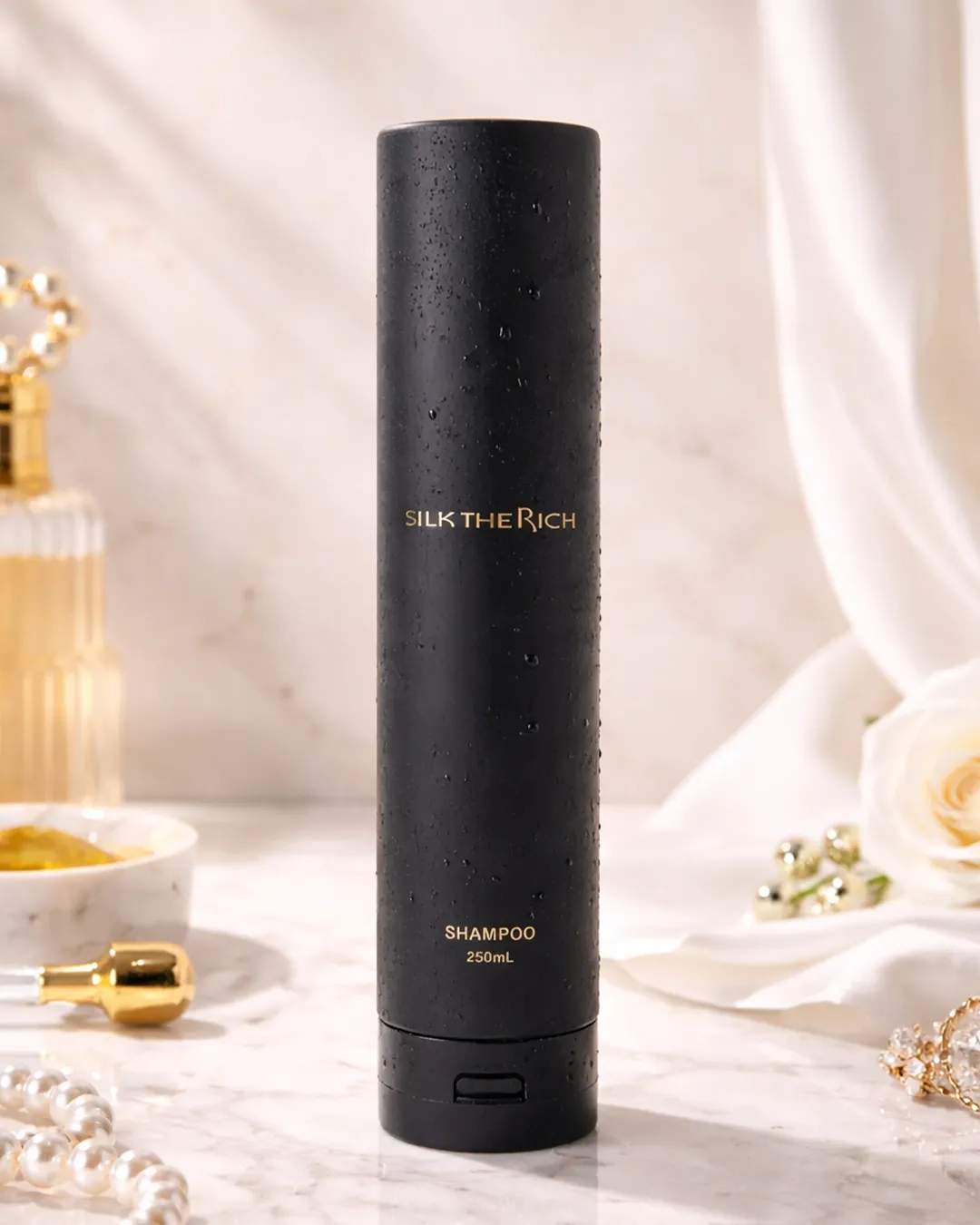 SILK THE RICH Black Scalp Repair Shampoo Strengthen 