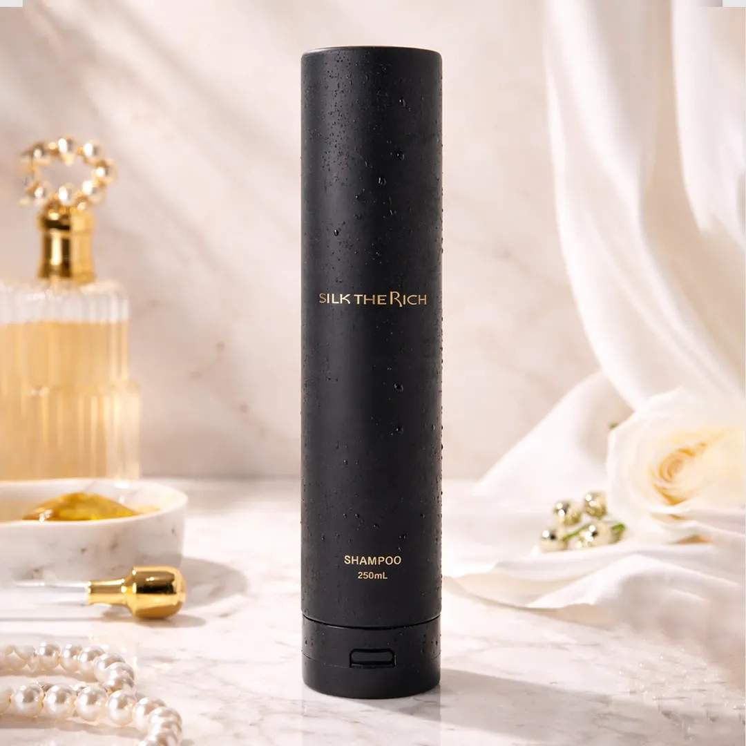 SILK THE RICH Black Scalp Repair Shampoo Strengthen 