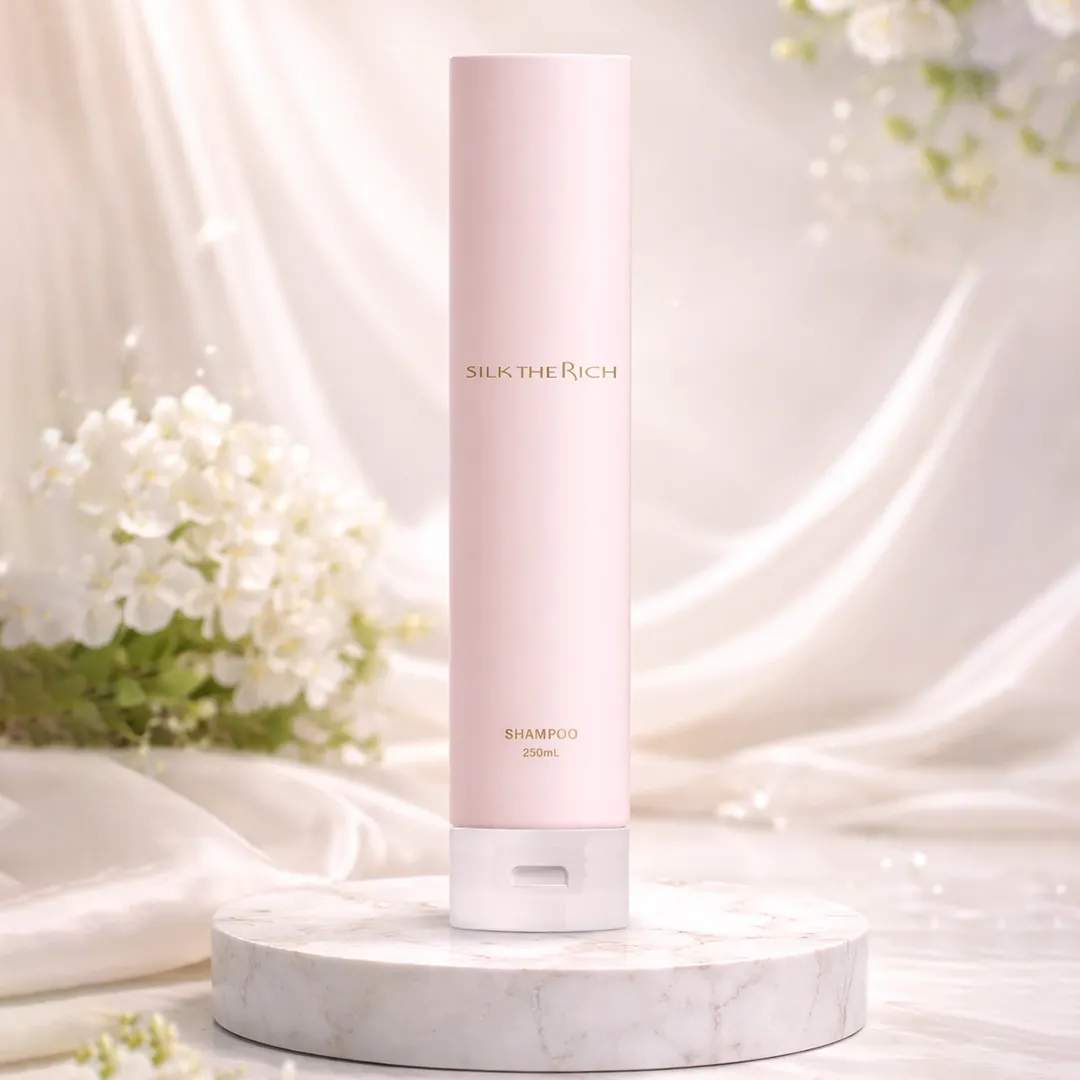 SILK THE RICH pink High Moist Repair Shampoo Repair Damaged Hair