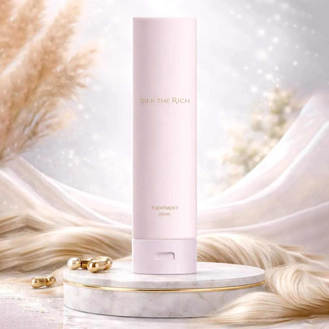 SILK THE RICH pink High Moist Repair Treatment Deep Nourishing 