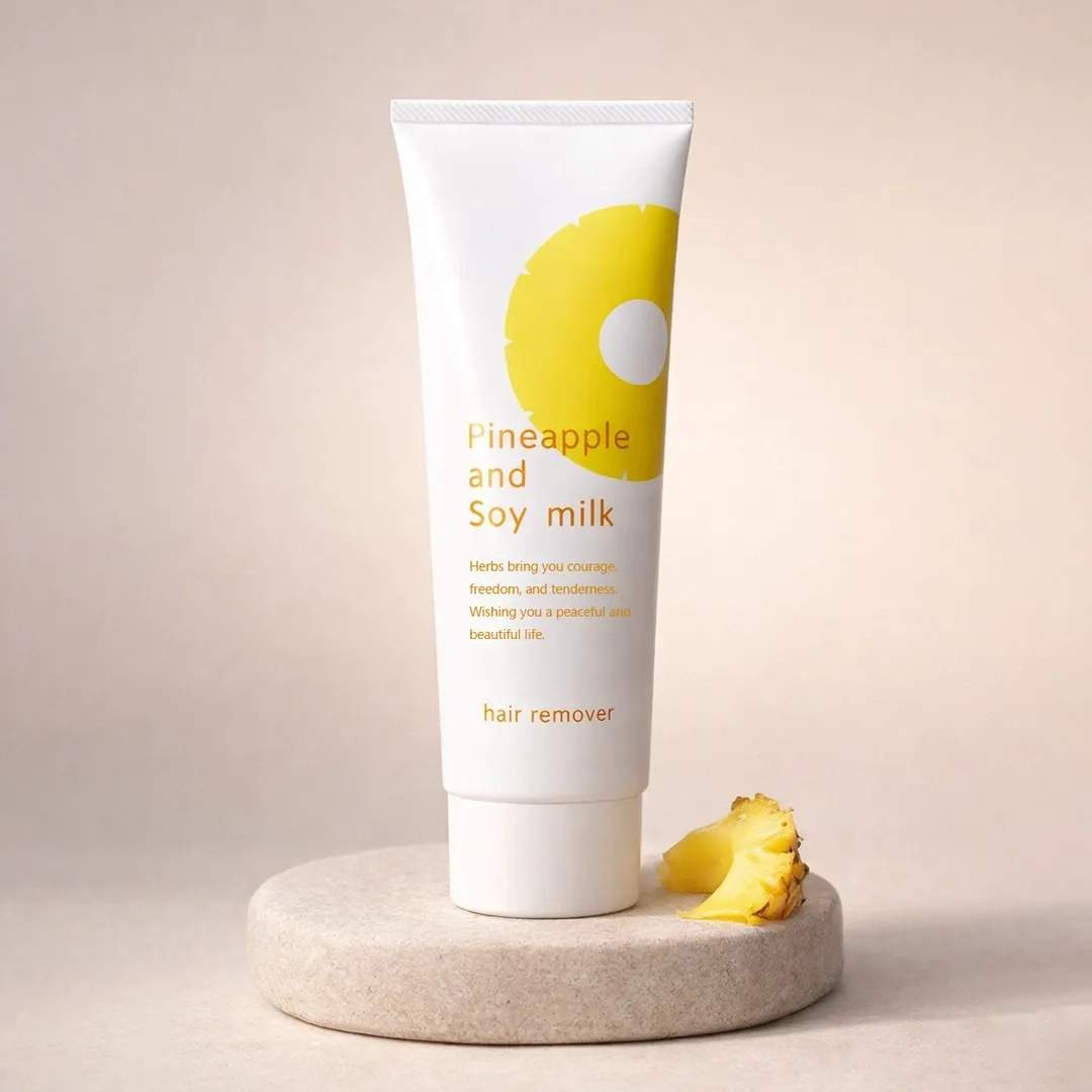 Pineapple & Soy Milk Hair Removal Cream Gentle Skin Brightening 
