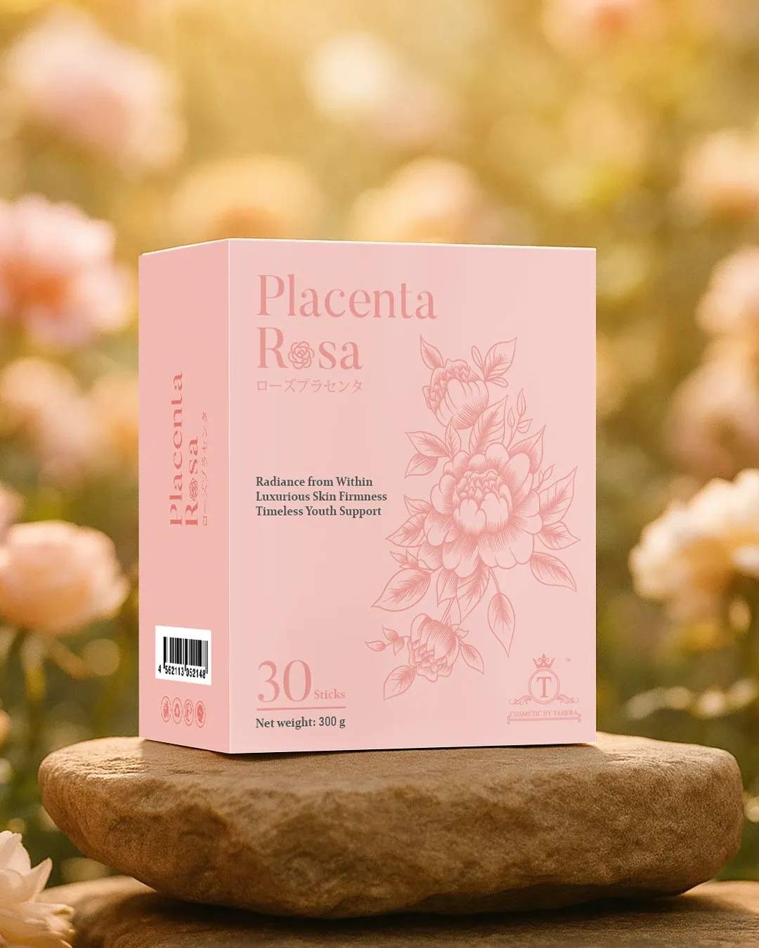 Placenta Rosa Powerful Anti-Aging Collagen Skin Renewal