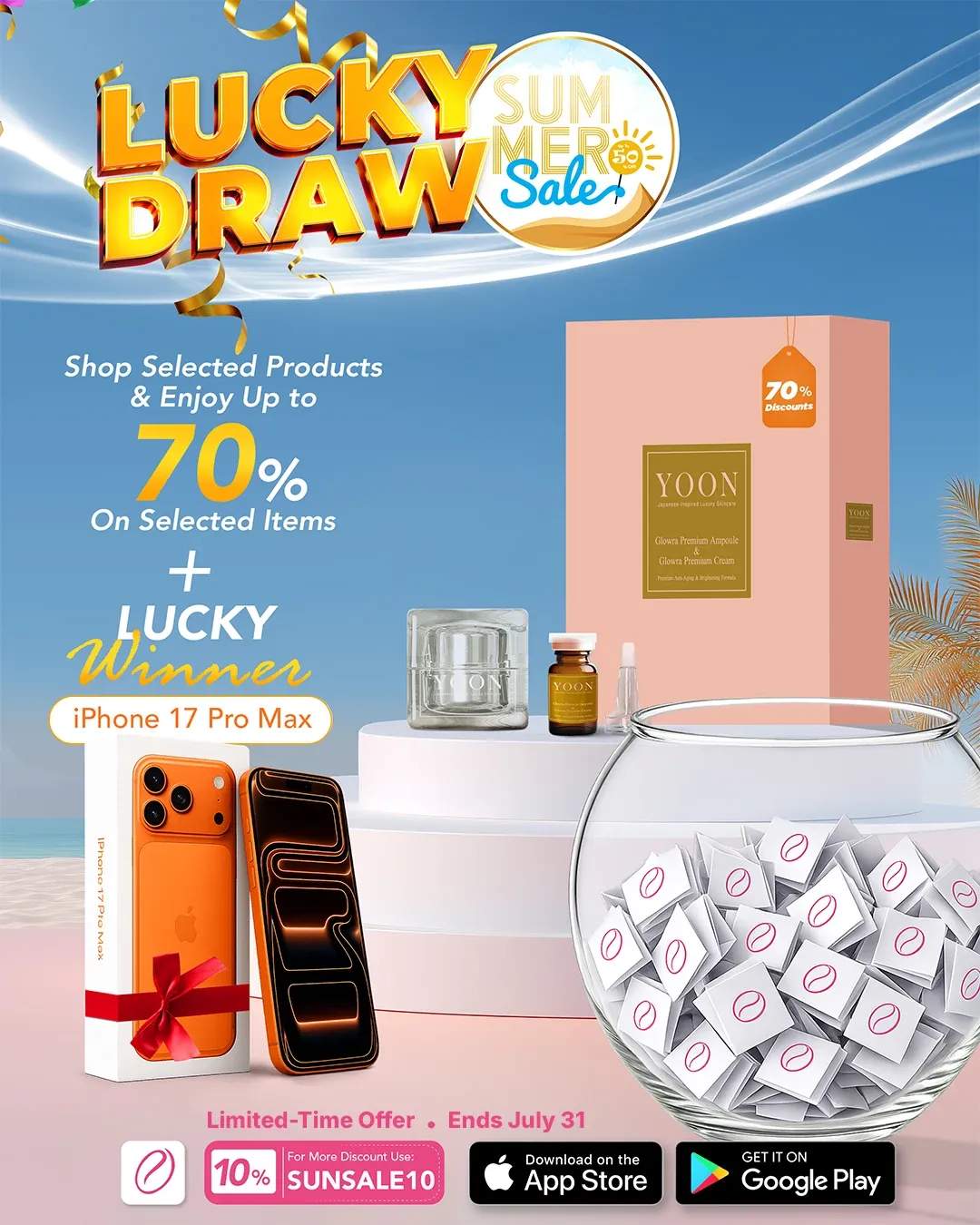 YOON Glowra Premium Skincare set