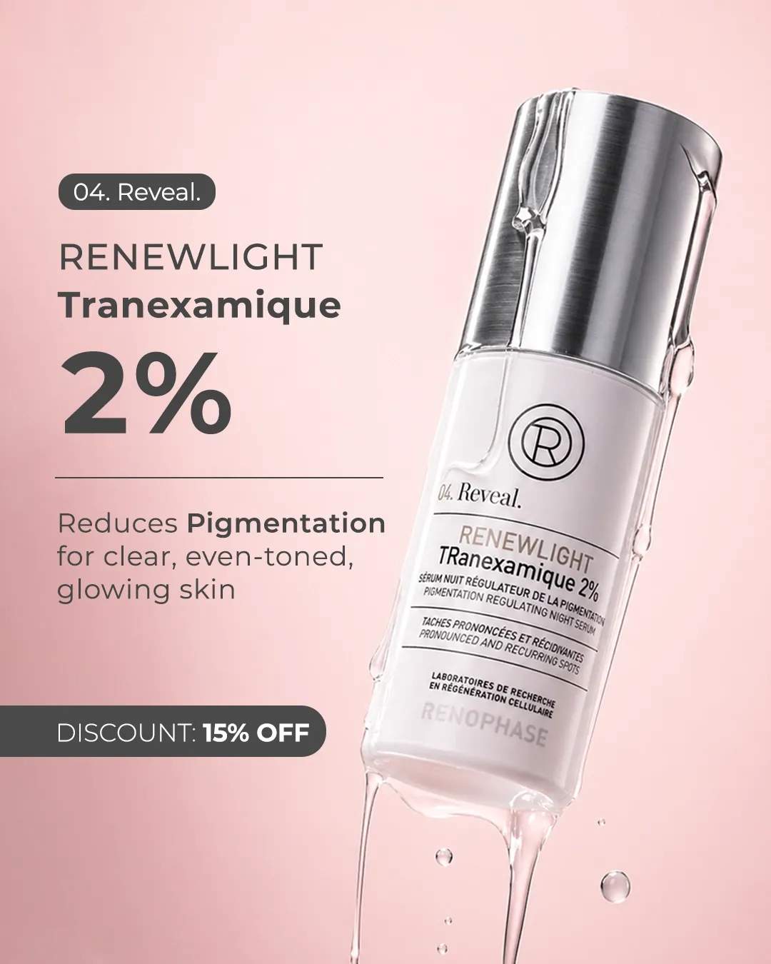 Renewlight Tranexamique 2% Pigmentation Night Serum