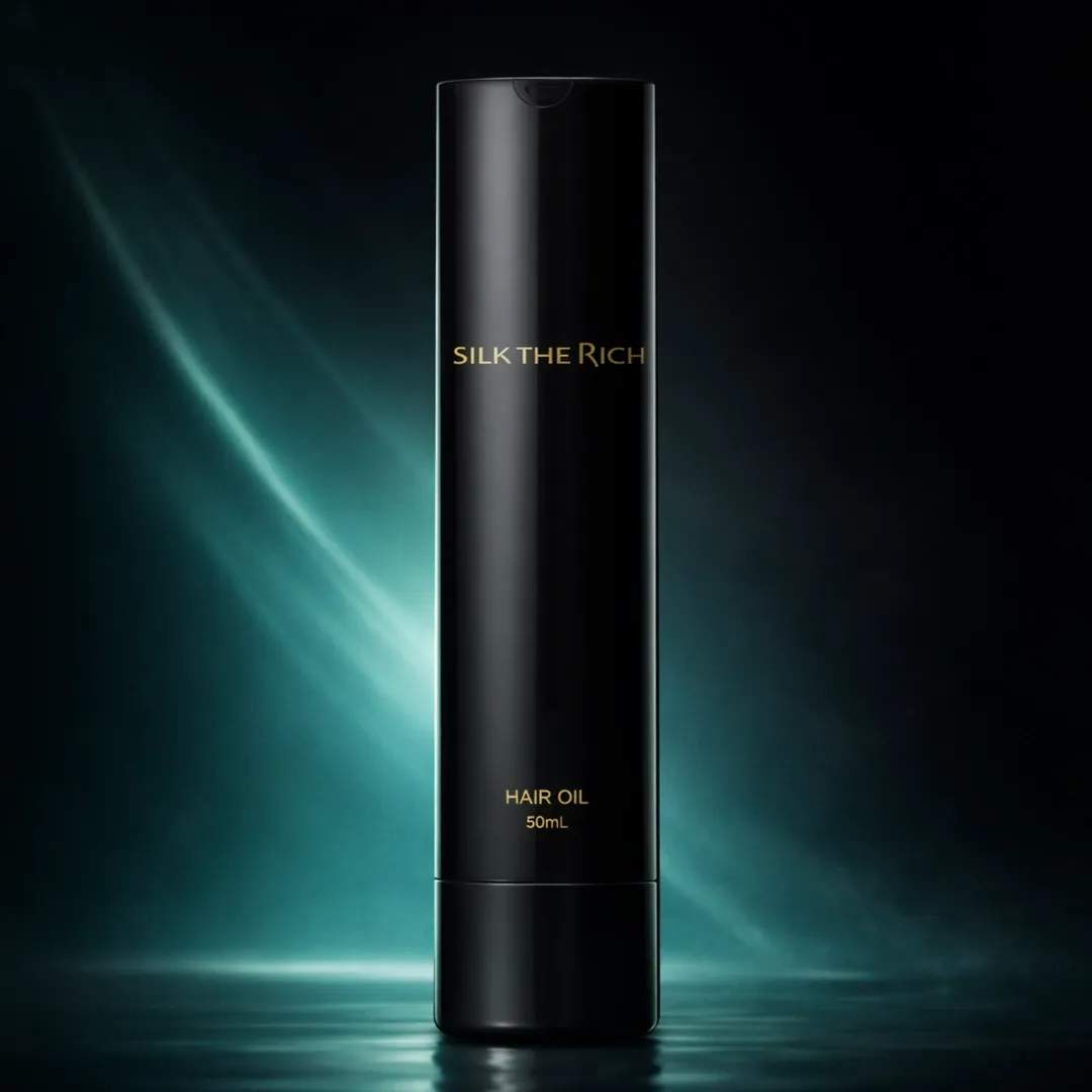 SILK THE RICH black MNM Volumizing Hair Oil