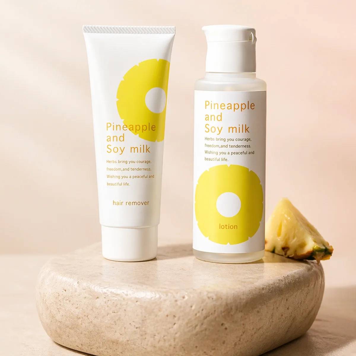 Pineapple  Soy Milk Hair Removal Cream / Lotion