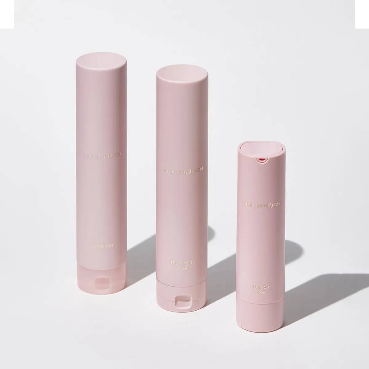 SILK THE RICH Pink Set High Moist Deep Repair Hydration 
