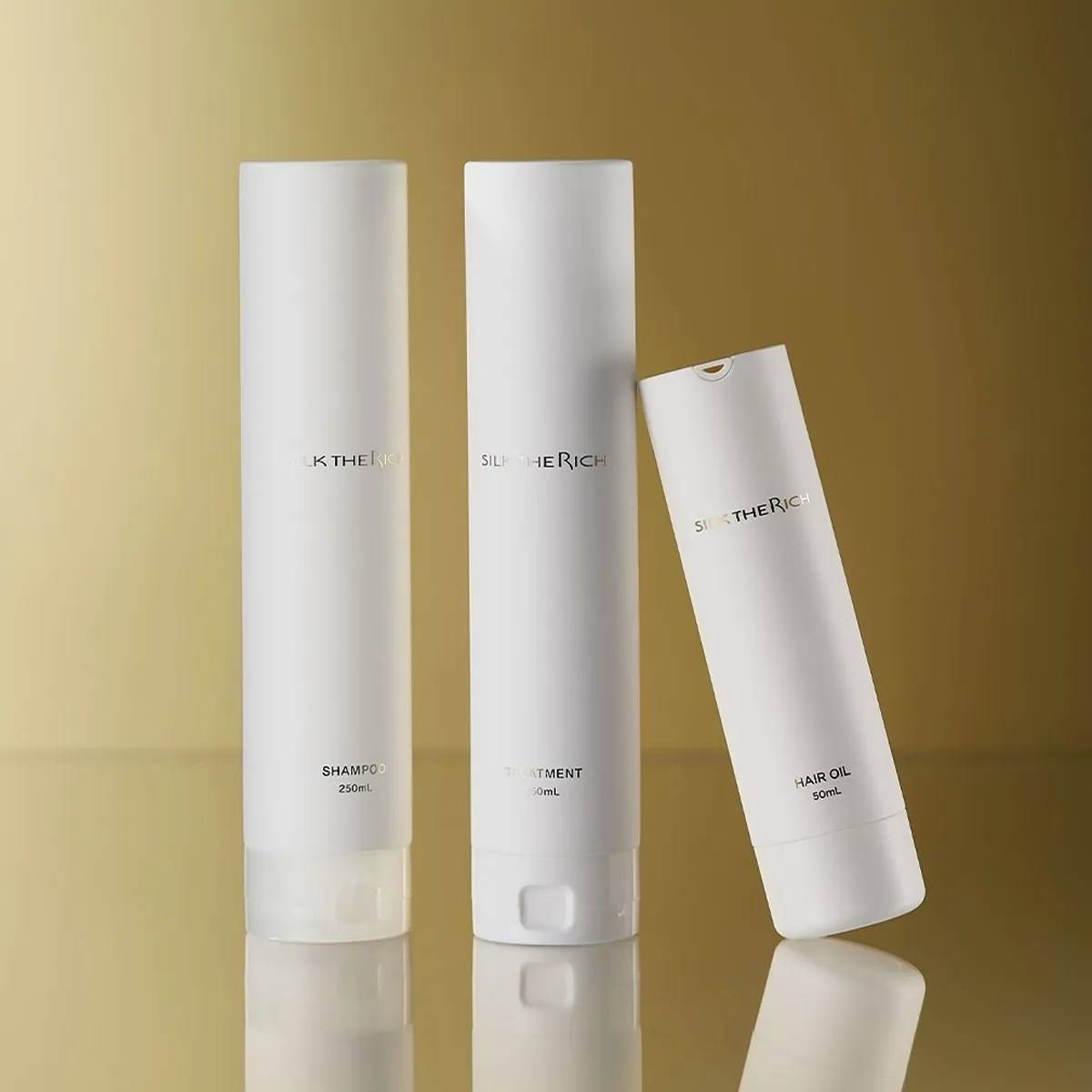 SILK THE RICH White Set  Deep Moisture Frizz Control 
