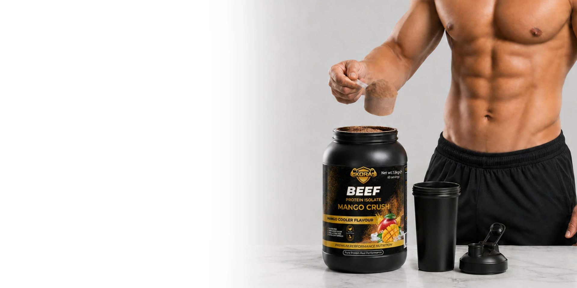 KORA Beef Protein Isolate 1.8kg | 60 Servings Protein